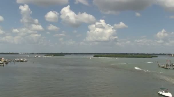 Time lapse of boats — Stock Video