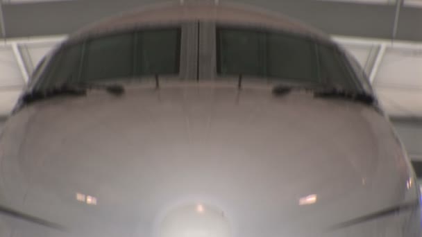 Cockpit en landingsgestel — Stockvideo