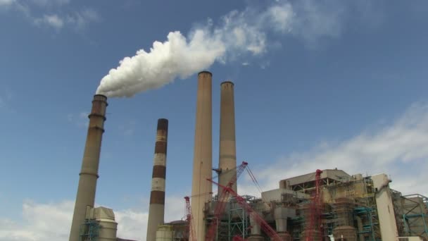 Smokestacks — Stock Video