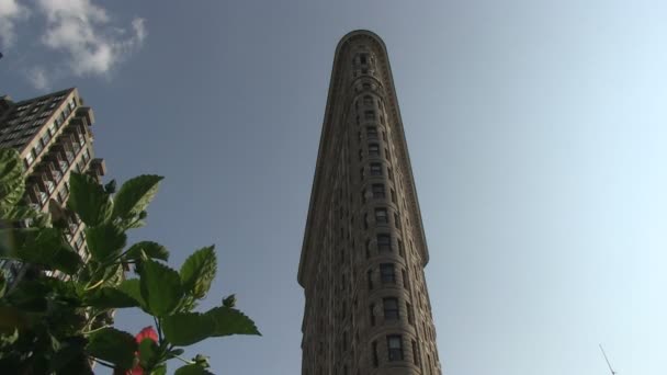 Flatiron-gebouw — Stockvideo