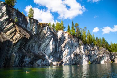 Mermer Kanyon ve göl