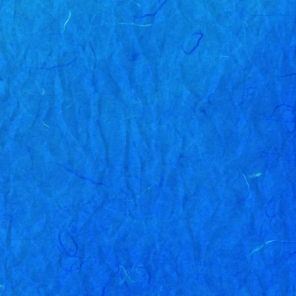Alte blaue zerknüllte Reispapier-Textur — Stockfoto