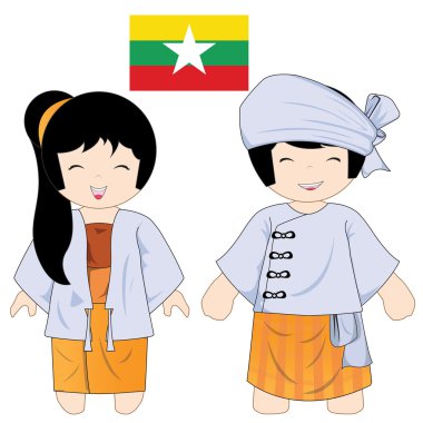 Myanmar kostüm