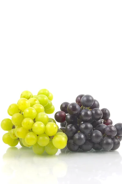 Beyaz ve kırmızı üzüm