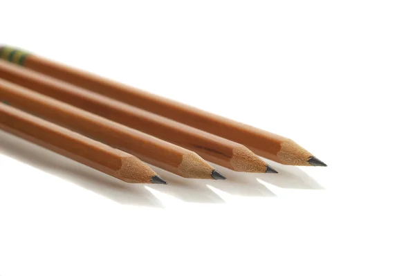 Four pencils — Stok fotoğraf