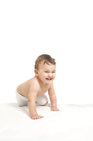 Happy baby gambling — Stock Photo, Image