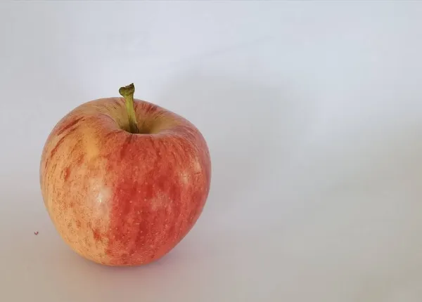 Apple Fruit Red Fresh Isolated White Background — Stock Photo, Image