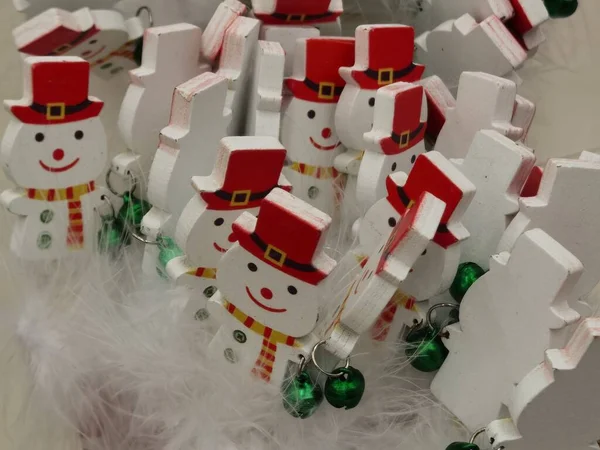 Рождественский Рождественский Фон Супермаркета Себя Новым Годом — стоковое фото