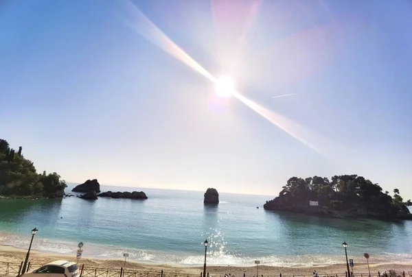 Parga Beach Sea Whiter Season Sun Sunny Day Ελληνικό Τουριστικό — Φωτογραφία Αρχείου