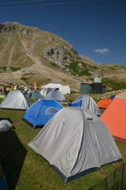 tent tents mountain camping in theodoriana village greece