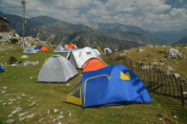 tent tents mountain camping in theodoriana village greece
