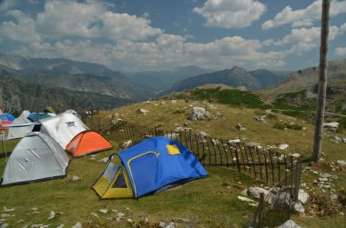 tent tents mountain camping in theodoriana village greece
