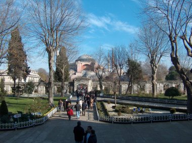 Agia Sofia Bizans Hıristiyan Ortodoks Kilisesi Constantinopole istanbul hindisi 