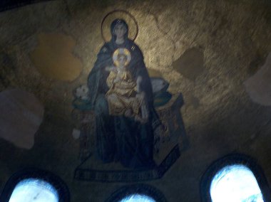 Agia Sofia Bizans Hıristiyan Ortodoks Kilisesi Constantinopole istanbul hindisi 