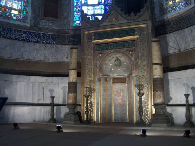 Agia Sofia Bizans Hıristiyan Ortodoks Kilisesi Constantinopole istanbul hindisi 