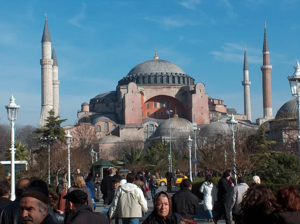 Agia Sofia Byzantine Keresztény Ortodox Templom Constantinopole Istanbul Pulyka — Stock Fotó