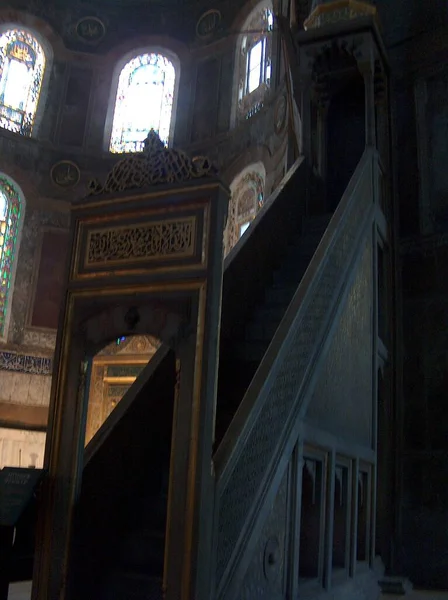 Агія Софія Візантійська Християнська Православна Церква Константинополі Стамбульська Туреччина — стокове фото