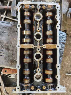 araba kam mili motor açık makine