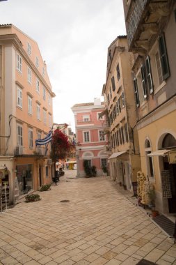 Korfu ya da kekrira şehir merkezi Yunanistan 'da görülmüş.