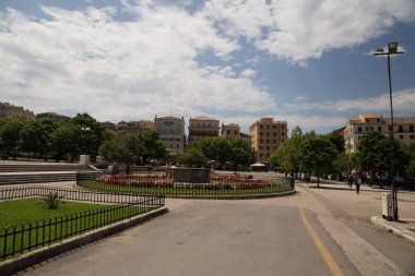 Korfu ya da kekrira şehir merkezi Yunanistan 'da görülmüş.