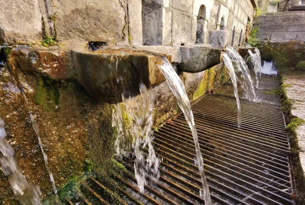 Vourgarelii Villaggio Arta Perfecture Grecia Nella Stagione Invernale Fauna Acqua — Foto Stock