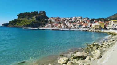 parga city by the sea in greece tourist resort summer holidays place