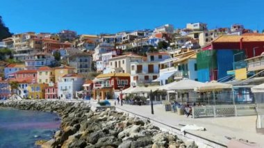 parga city by the sea in greece tourist resort summer holidays place