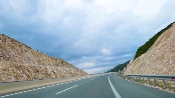 Yunanistan Gorgomilos Köyündeki Yonya Caddesi Ndeki Gişe Gişesi — Stok video