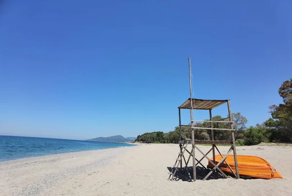 Playa Mar Monolithi Preveza Perfeccionamiento Complejo Turístico Griego Verano —  Fotos de Stock