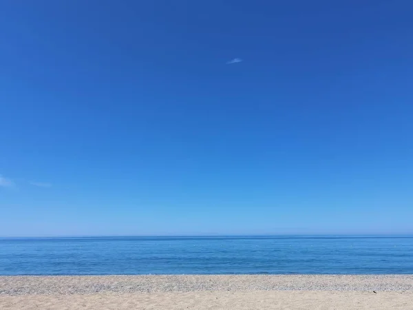 Havsstrand Monolit Preveza Perfektur Grek Sommar Turistort — Stockfoto