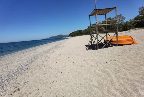 Morze Plaża Monolithi Preveza Perfekcja Grecki Lato Ośrodek Turystyczny — Zdjęcie stockowe