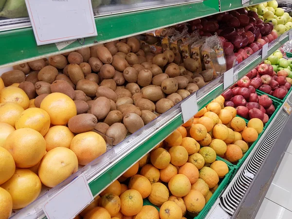 fruits  many in mediteranean kiosk in summer seasons