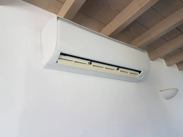 air condition aircondition air-condition on the white wall  modern dievice