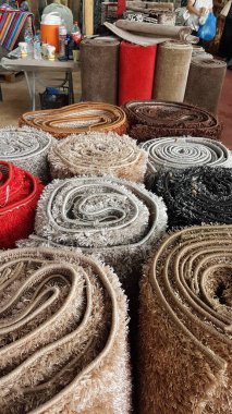 carpet carpets background in a store for sale in autumn 