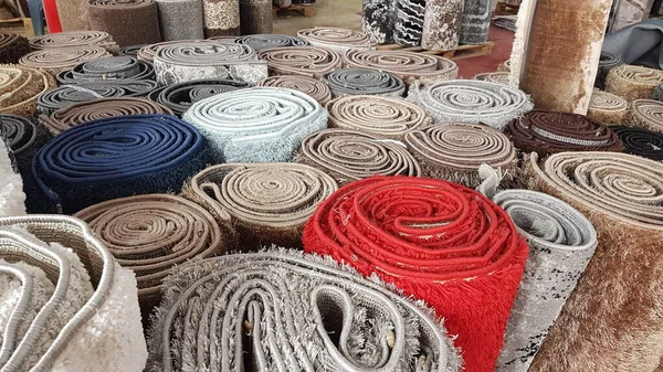 Carpet Carpets Background Store Sale Autumn — 图库照片