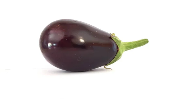 茄子茄子分离新鲜成熟食品蔬菜背景 — 图库照片