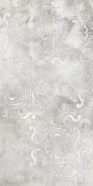 Dijital fayans tasarımı. 3 boyutlu rengarenk seramik duvar döşemeleri dekorasyonu. Soyut damaske desenli geometrik ve çiçekli süsler, eski fayanslar karmaşık detaylar. Yüksek kalite fotoğraf