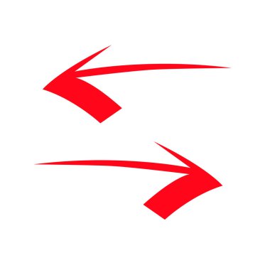 Simgeyi oklarla yeniden yükle veya güncelle. Vektör. Arka Ok Simgesi. Yeniden başlat. Ok İşaretçisi Simge Vektörü İllüstrasyonu 