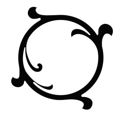 Vector damask klasik barok parşömen tomarı girdabı. Viktorya dönemi monogram heraldik kalkan girdabı. Retro çiçek yaprağı desenli kenar yeşilliği antik akanthus kaligrafi oymalı dövme. Döşeme dekor ögesi