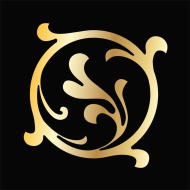 Vector damask klasik barok parşömen tomarı girdabı. Viktorya dönemi monogram heraldik kalkan girdabı. Retro çiçek yaprağı desenli kenar yeşilliği antik akanthus kaligrafi oymalı dövme. Döşeme dekor ögesi