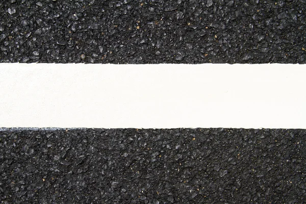 Tekstura tło asfaltu z białej linii — Zdjęcie stockowe