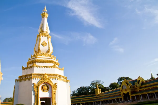 Thai temple, Maha Chedi Chaimongkol at Roi et Province Thailand — Stock Photo, Image