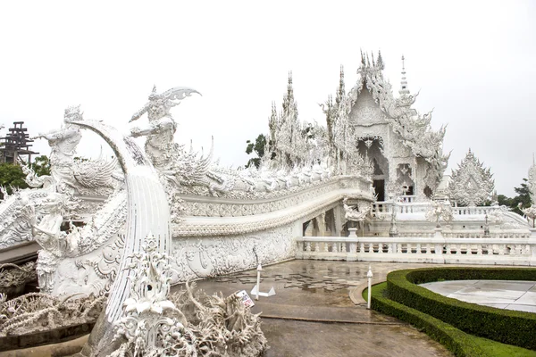 Templo de Rong Khun, provincia de Chiang Rai, norte de Tailandia —  Fotos de Stock
