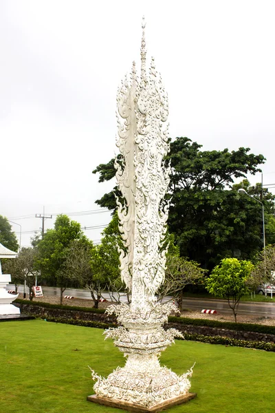 Wat rong khun, prowincji chiangrai, Tajlandia — Zdjęcie stockowe