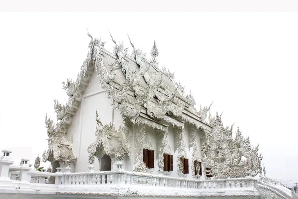 WAT rong-khun, chiangrai Eyaleti, Tayland — Stok fotoğraf