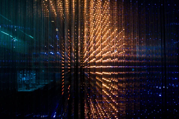 Närbild av matrisen av en skärm av flera lysdioder — Stockfoto