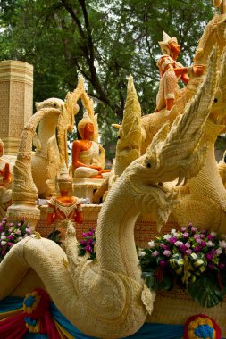 mum balmumu, Tay sanat formu dışarı balmumu, ubonratchathani, Tayland oyulmuştur
