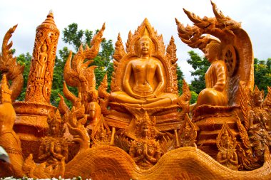 mum balmumu, Tay sanat formu dışarı balmumu, ubonratchathani, Tayland oyulmuştur