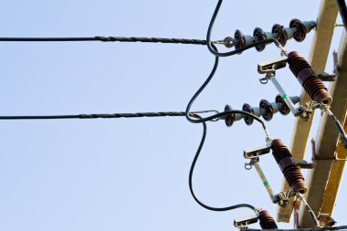 yüksek gerilim elektrik dönüştürücü detay enerji santrali