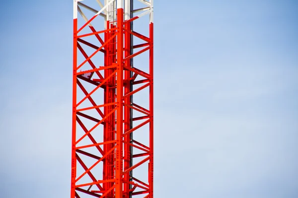 Comunicação da torre móvel — Fotografia de Stock